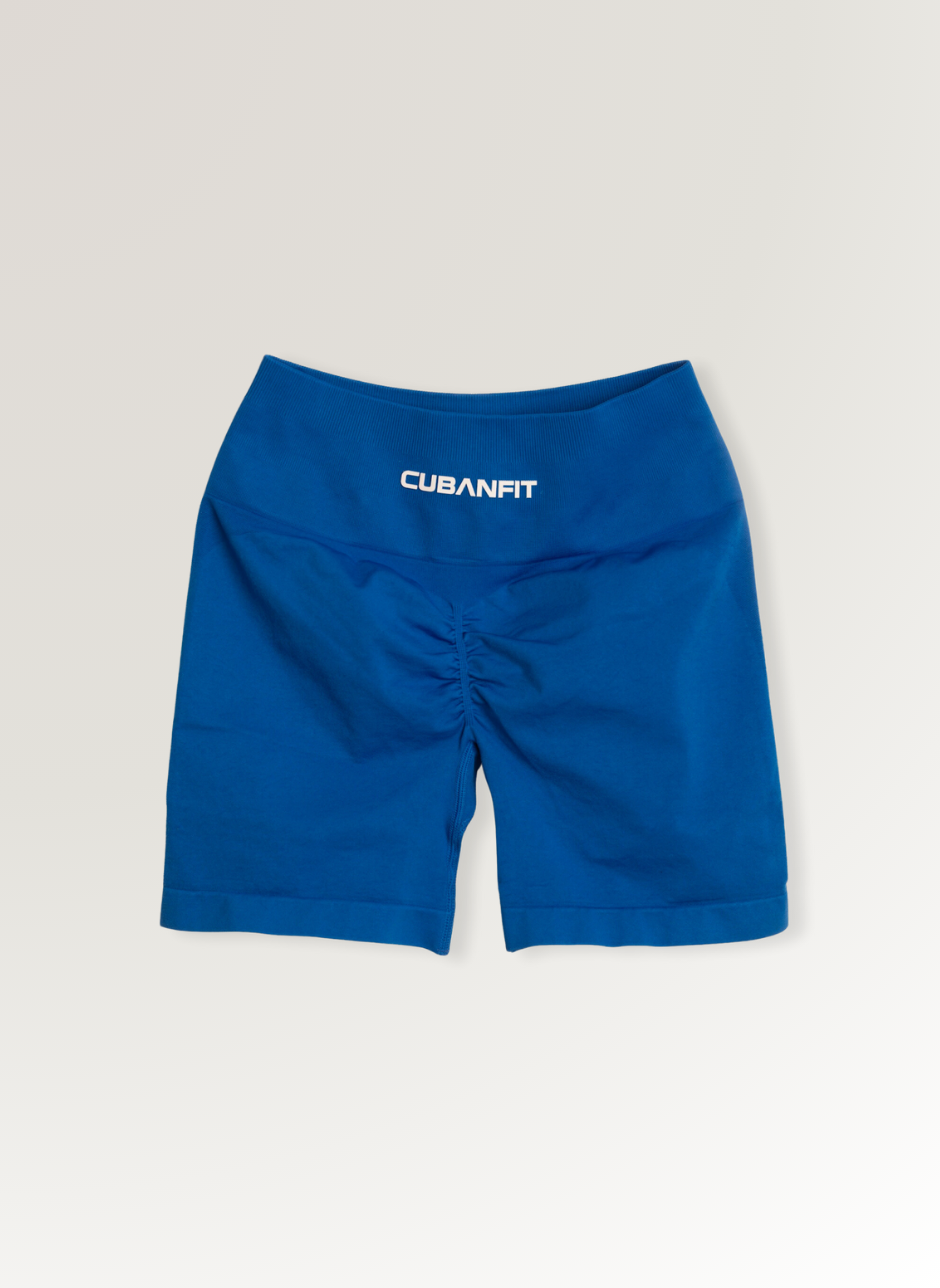 SAPPHIRE SEAMLESS SCRUNCH SHORTS CubanFit