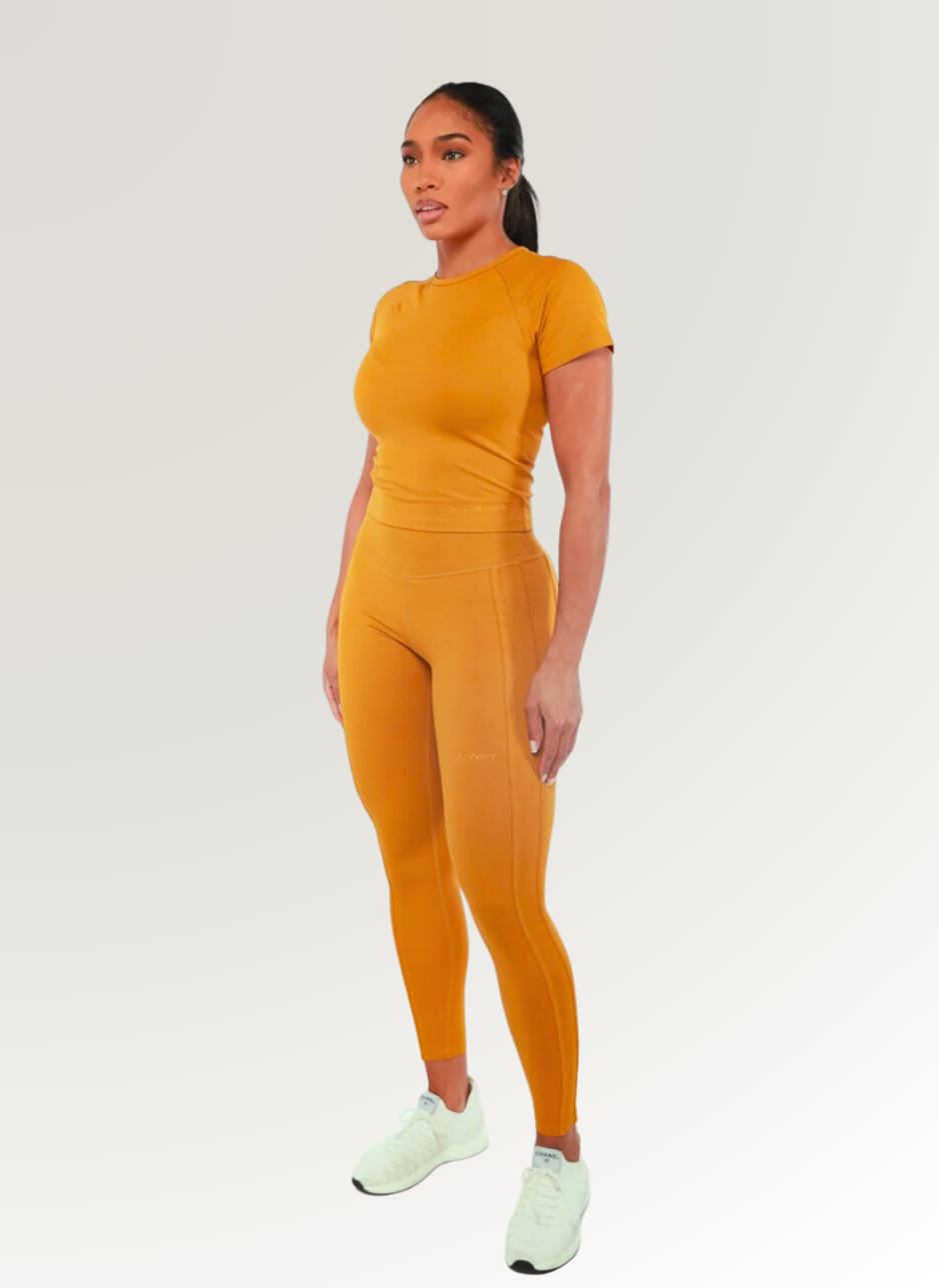 MUSTARD GLOW GIRL SET 2.0 CubanFit