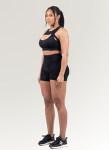 Seamless Scrunch Shorts - Noir
