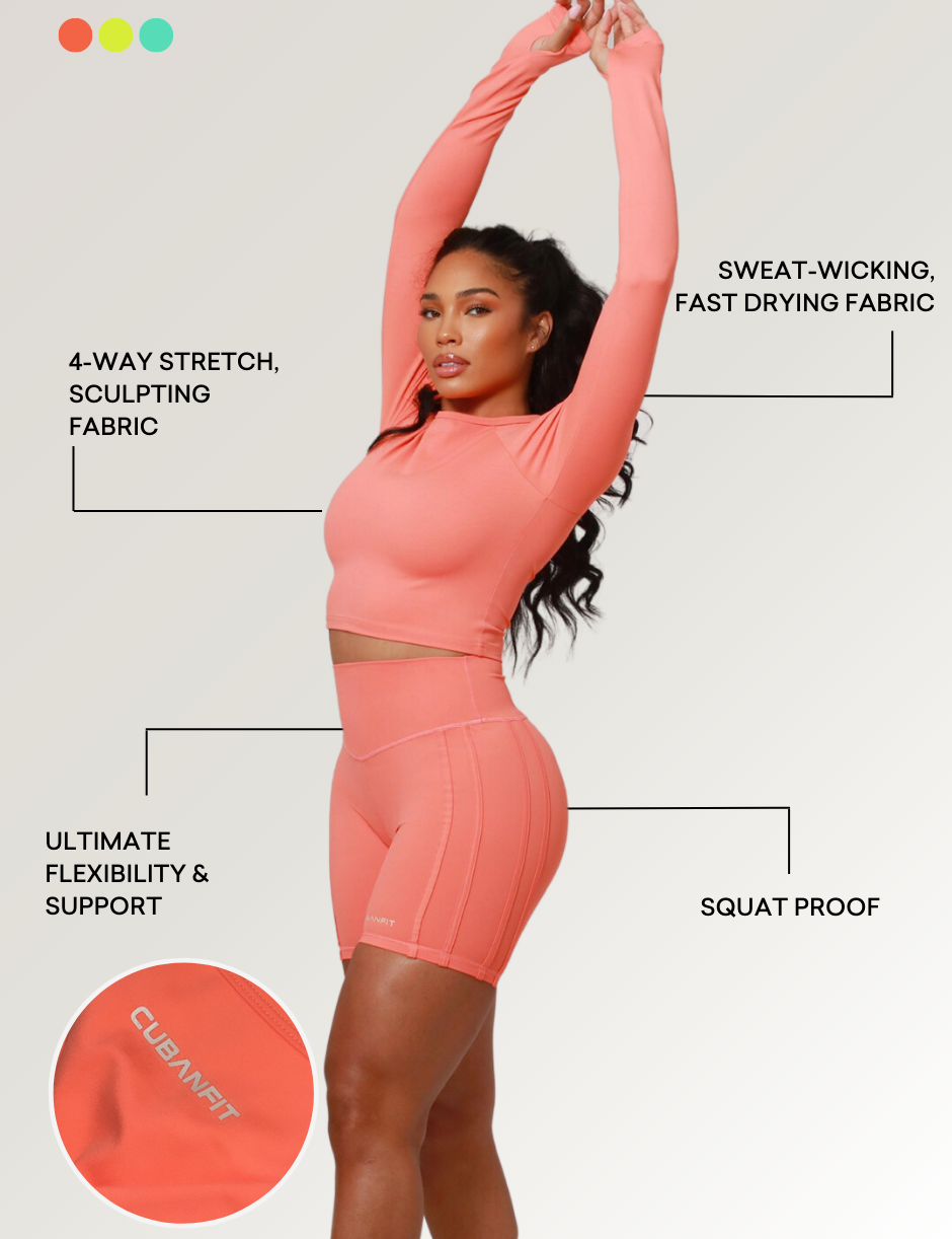 PAPAYA GLOW GIRL SET CubanFit