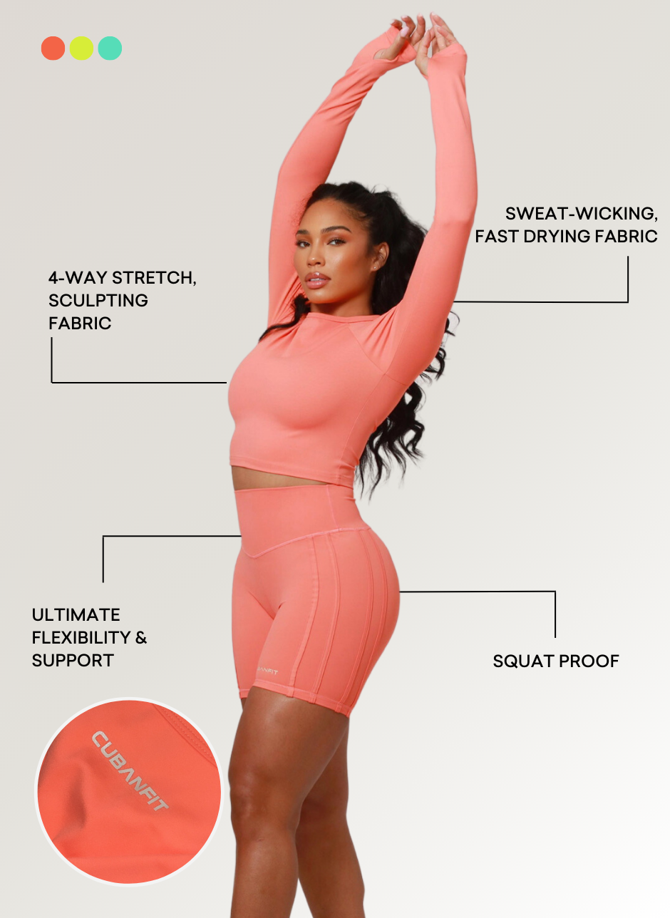 PAPAYA GLOW GIRL SET CubanFit