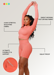 PAPAYA GLOW GIRL SET CubanFit