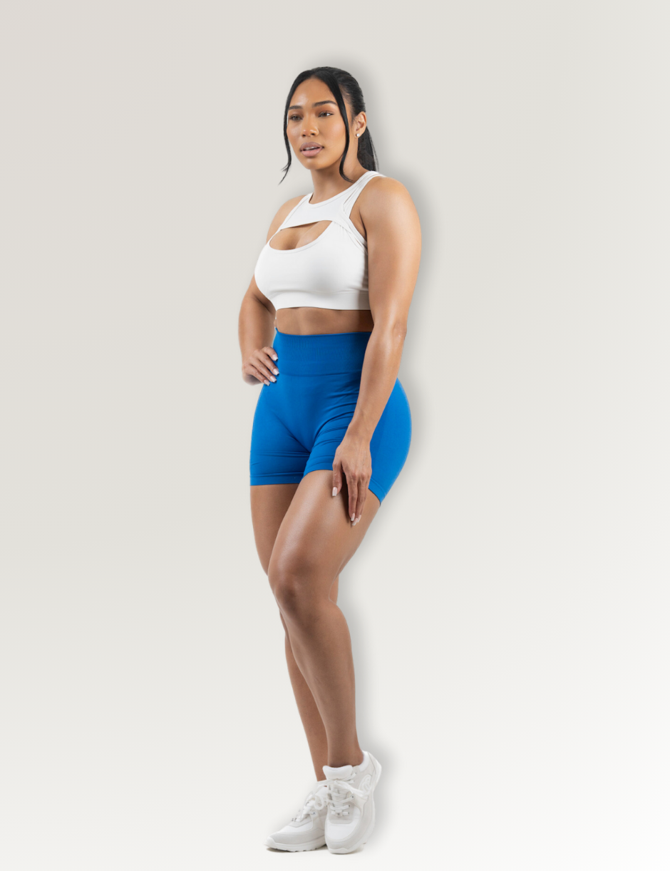 SAPPHIRE SEAMLESS SCRUNCH SHORTS CubanFit