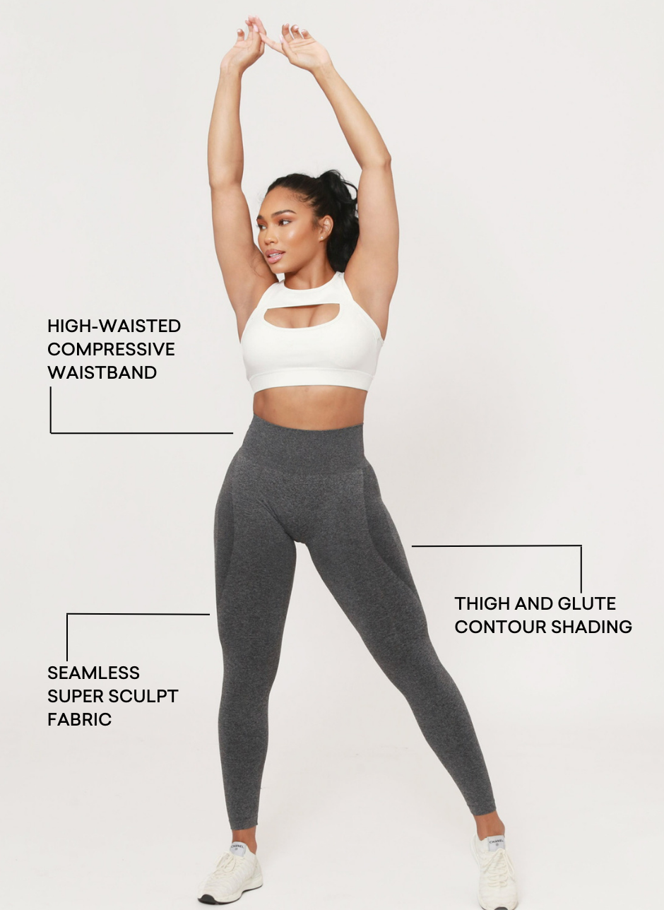 STONE SEAMLESS CONTOUR LEGGINGS CubanFit