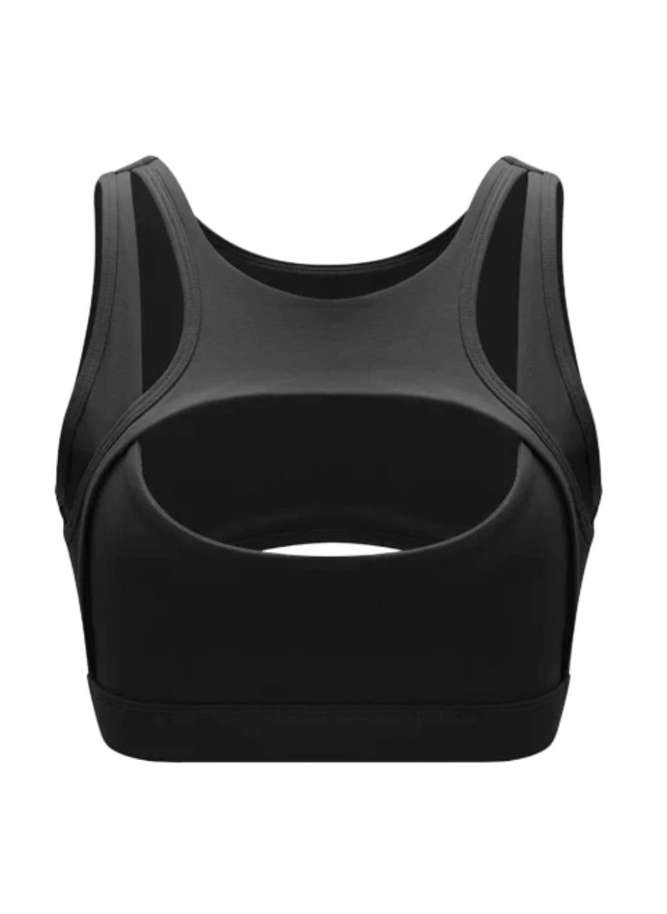 NOIR HIGH-SUPPORT SPORTS BRA CUBANFIT