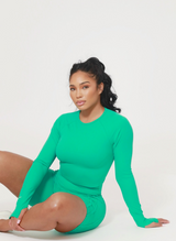 Glow Girl Long-sleeve Top - Mint
