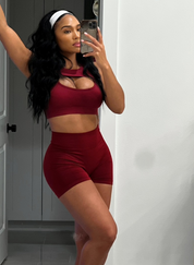 ROSSO SEAMLESS SCRUNCH SHORTS CUBANFIT