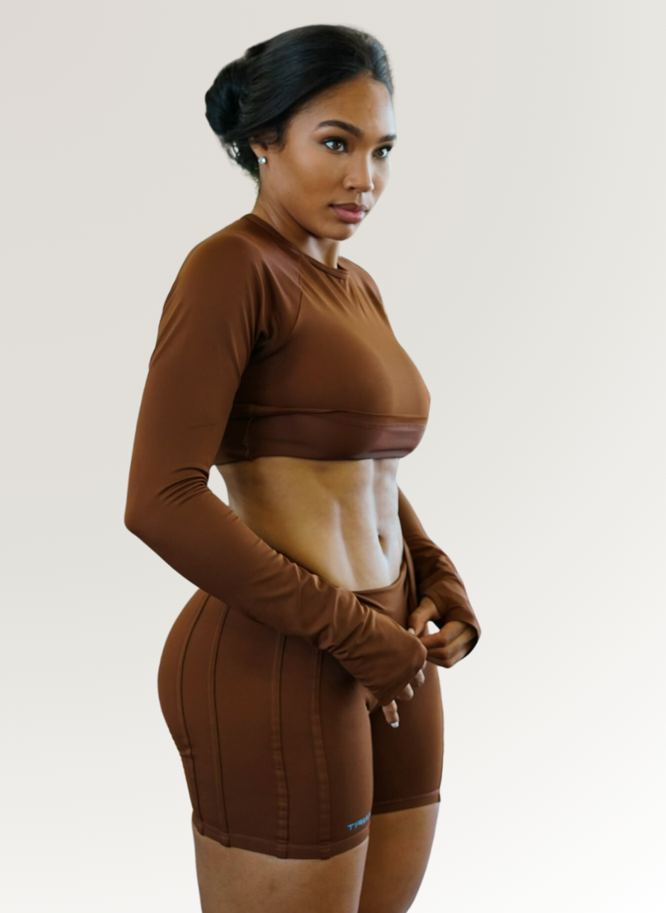 MOCHA GLOW GIRL SET CubanFit