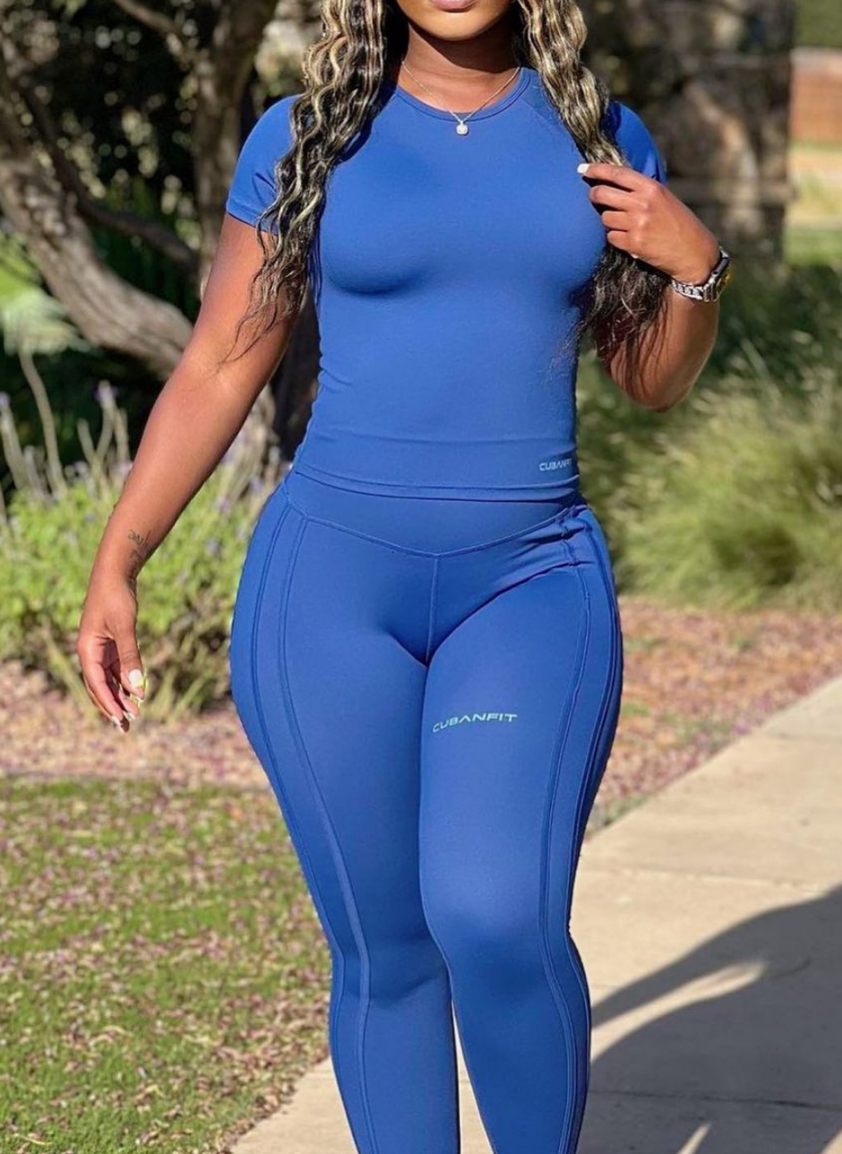 NAVY GLOW GIRL SET 2.0 CubanFit