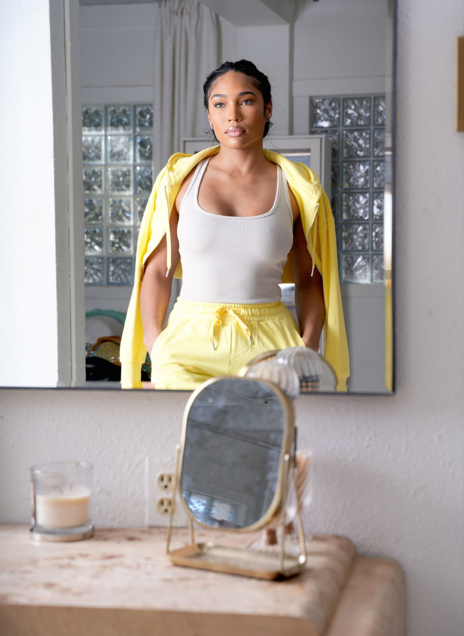 Off-Duty Cropped Hoodie - Sunrise