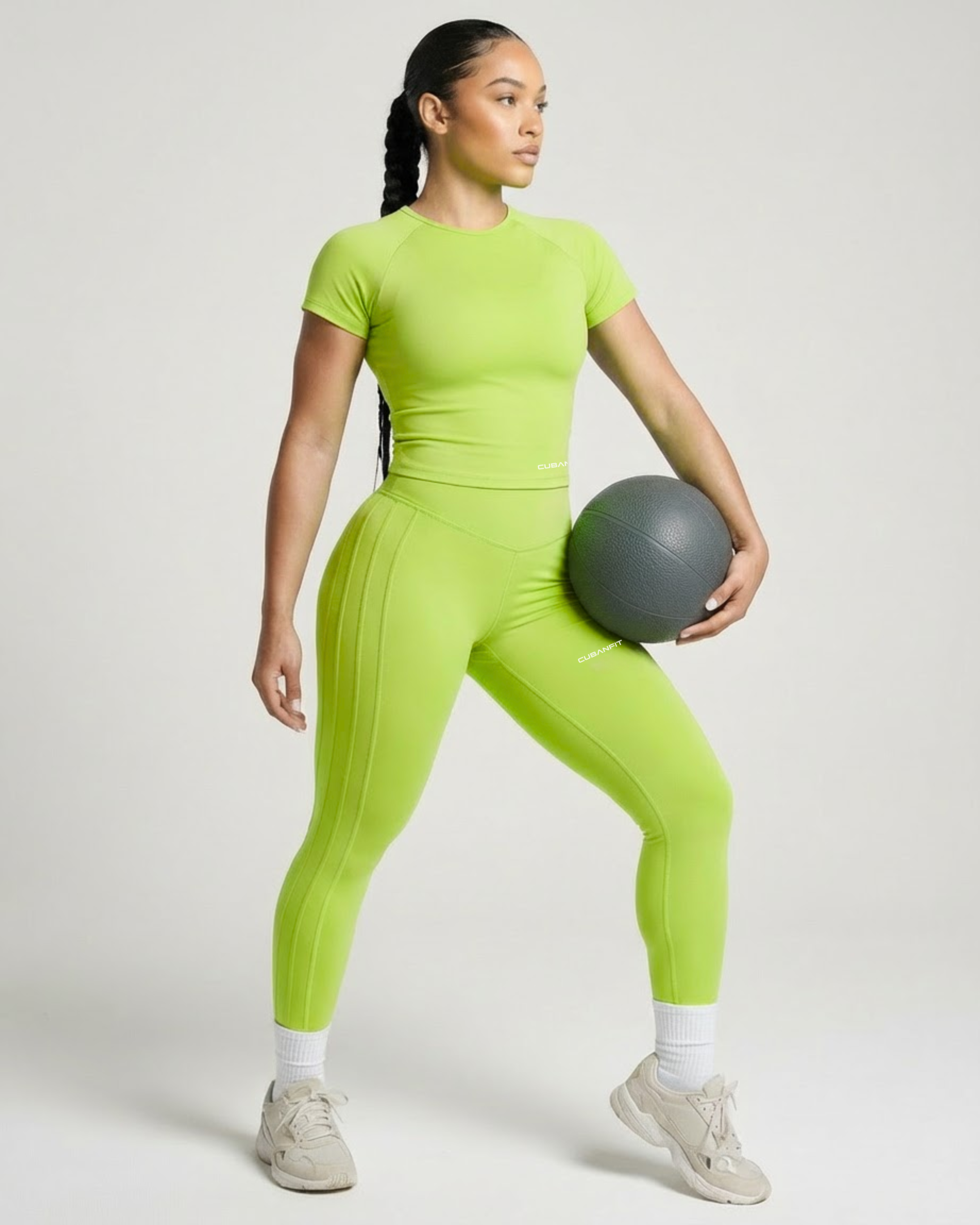 Glow Girl Set 2.0 - Lime CUBANFIT