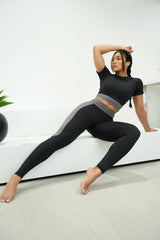 Elevate Leggings - Onyx Steel