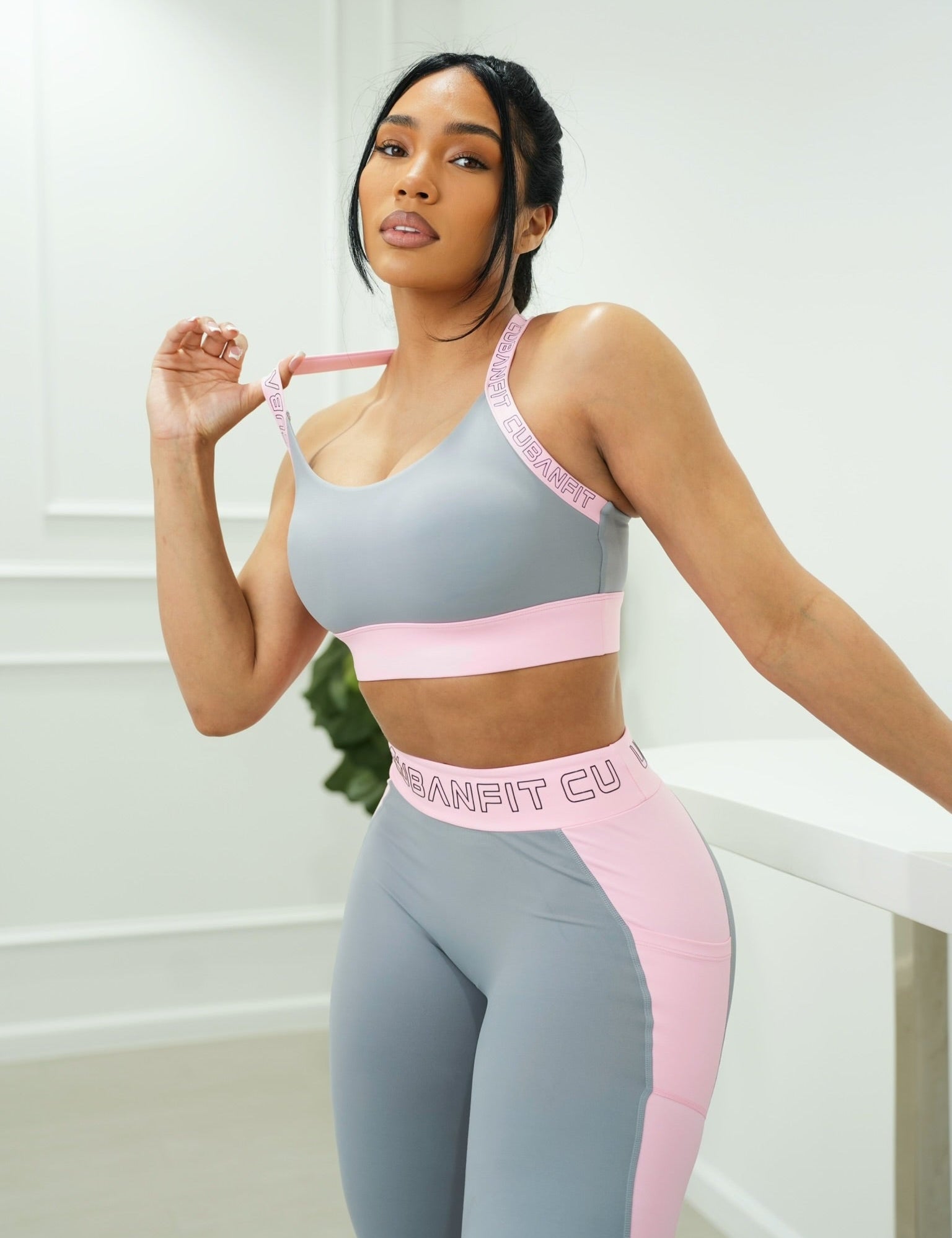 Rose Steel Sports Bra CUBANFIT