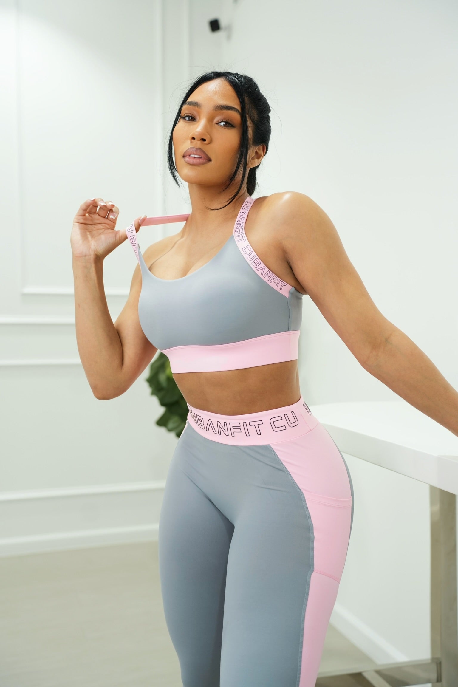 Rose Steel Sports Bra CUBANFIT
