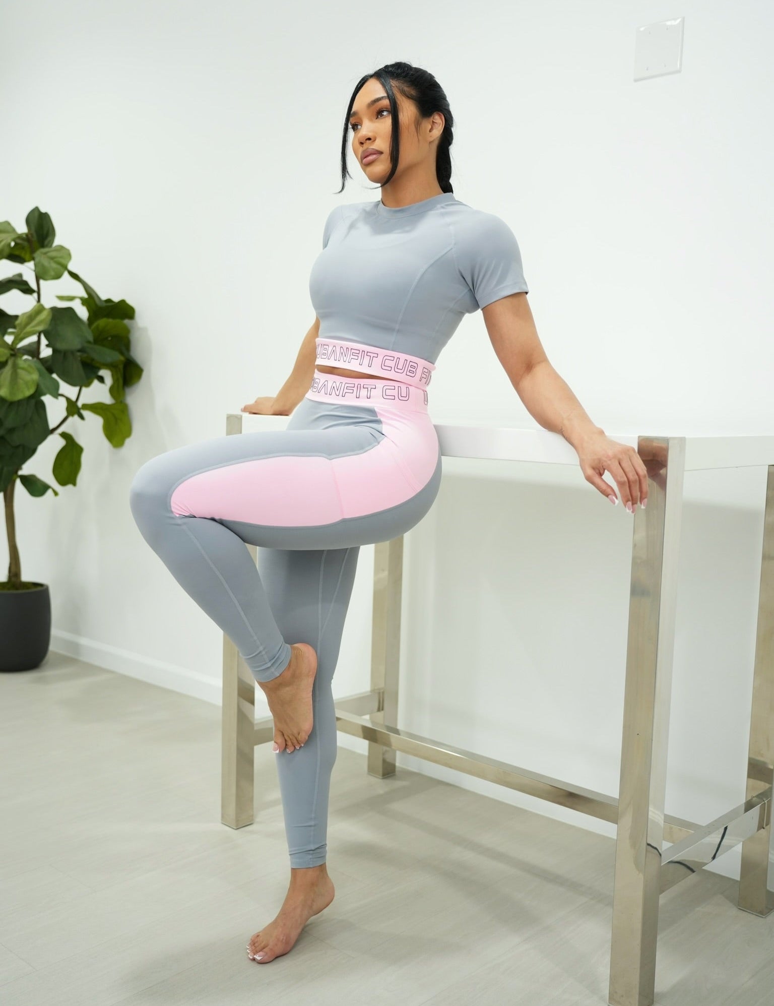 Rose Steel Sports Bra CUBANFIT