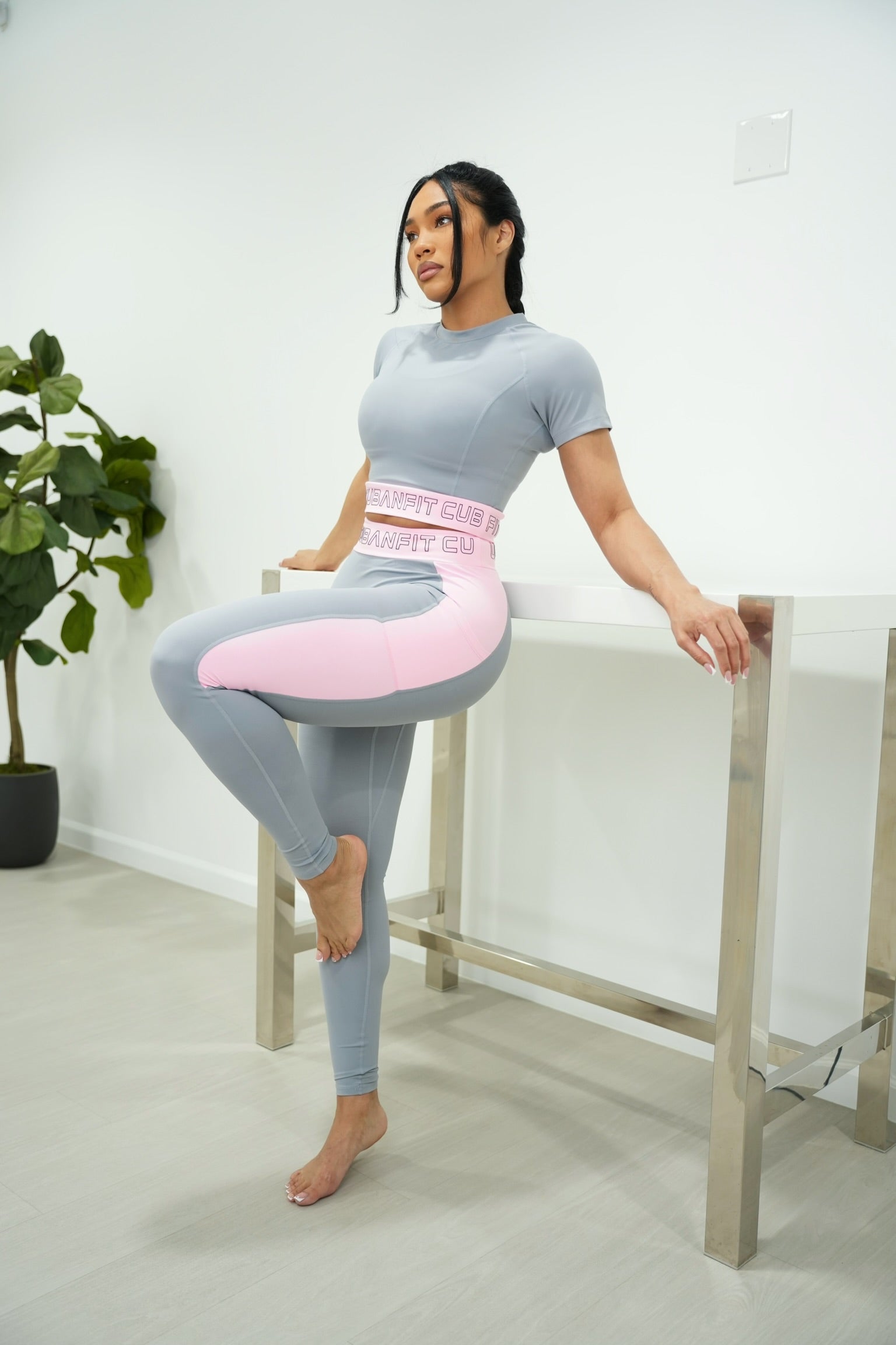 Rose Steel Sports Bra CUBANFIT