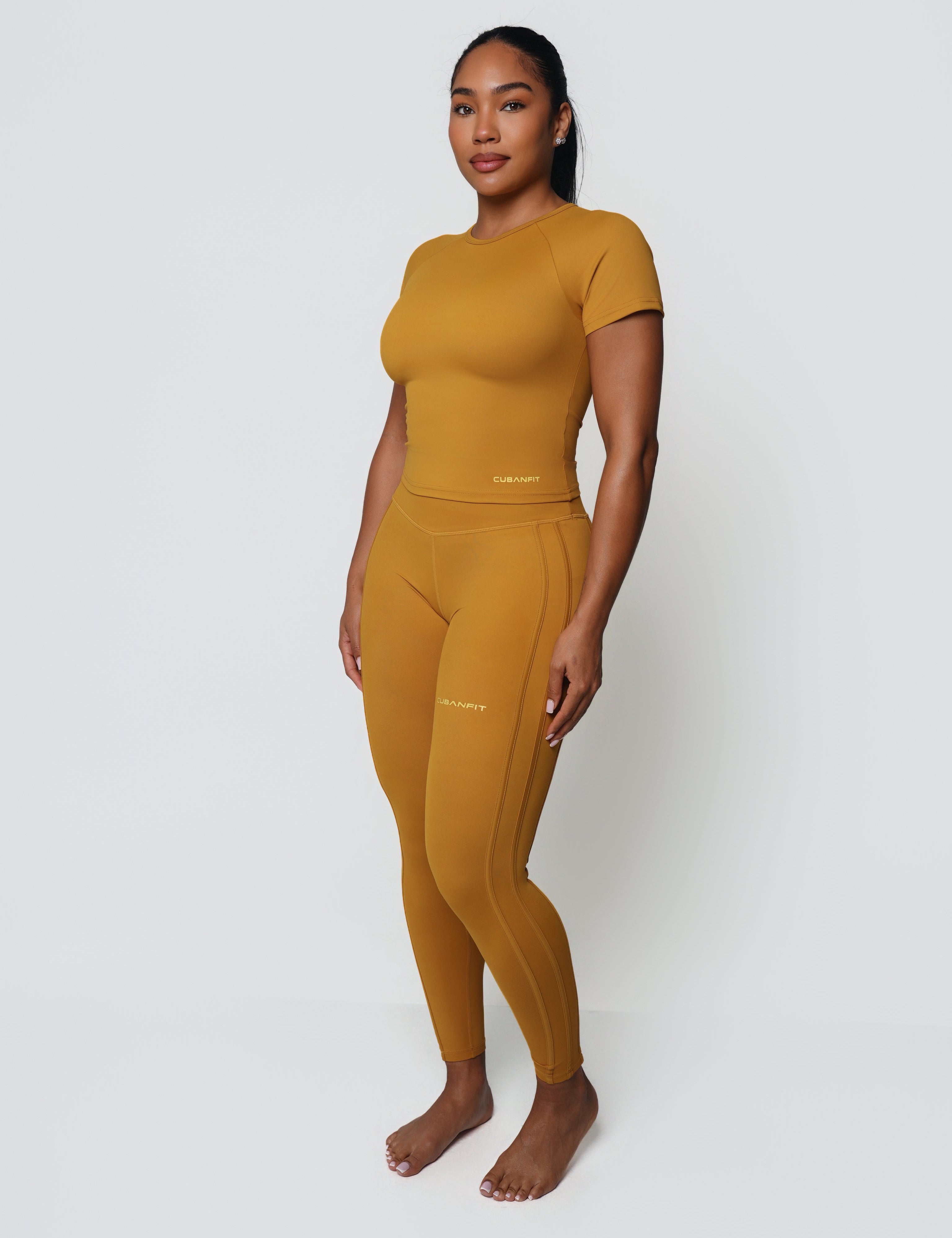 MUSTARD GLOW GIRL SET 2.0 CubanFit