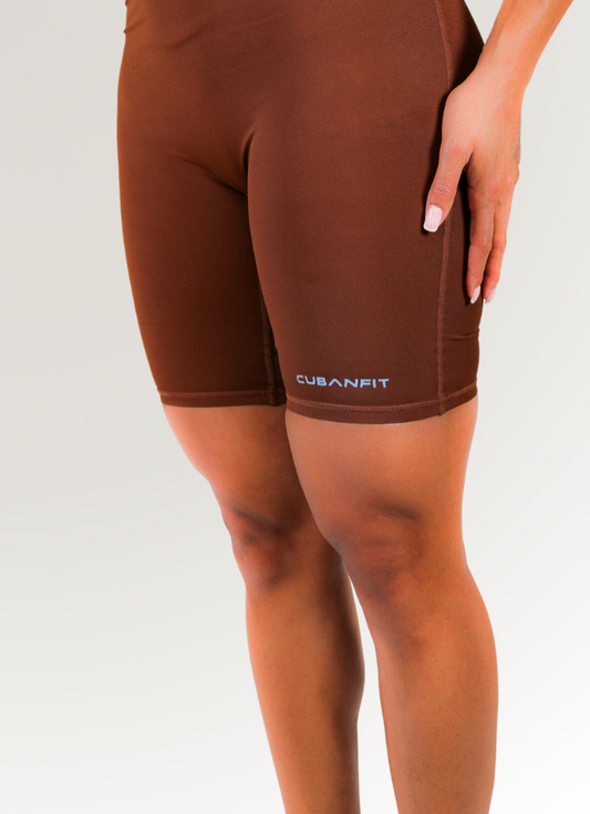 MOCHA GLOW GIRL SHORTS CUBANFIT