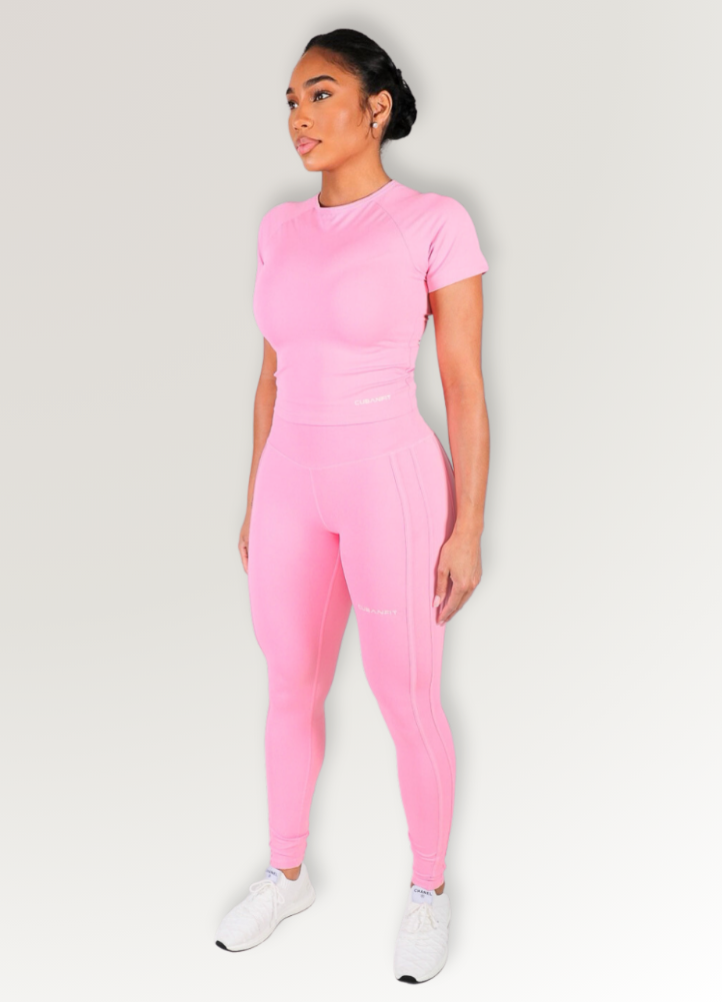 GLOW GIRL FLAMINGO LEGGINGS CubanFit