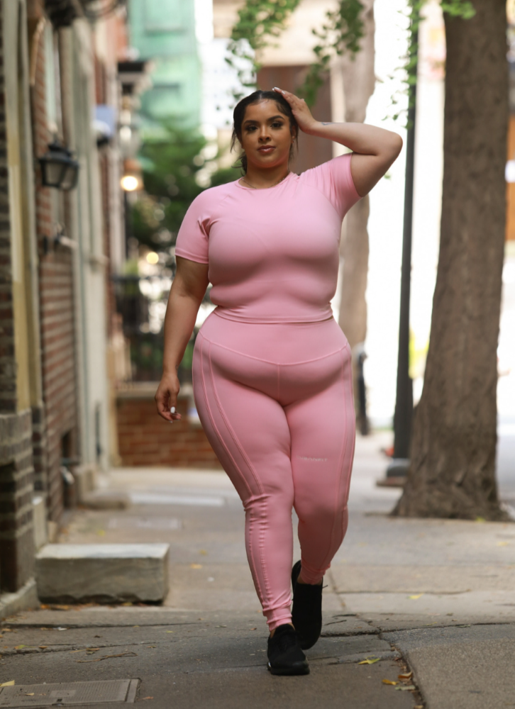 GLOW GIRL FLAMINGO LEGGINGS CubanFit